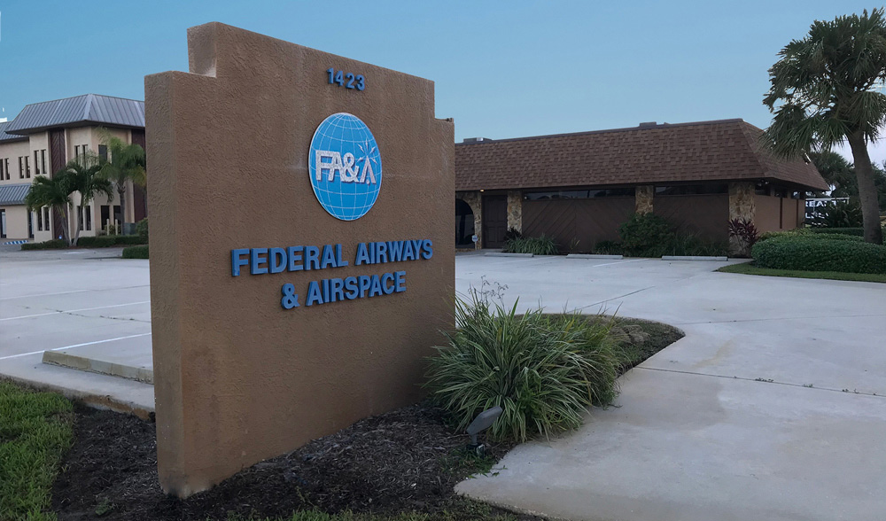Federal Airways and Airspace office building exterior view